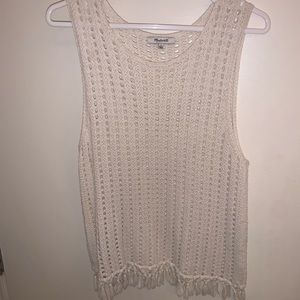 Madewell crochet top
